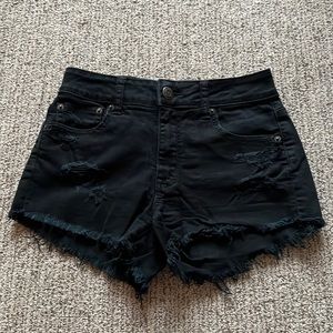 American Eagle shorts, size 0, black.